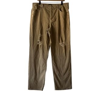 Wild Fable High-Rise Straight Distressed Jeans Size 14/32 Easy Rigid Denim